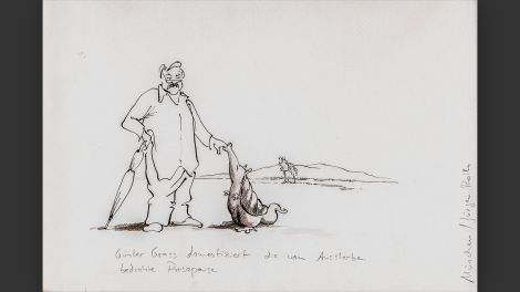 Illustration aus Jürgen Roth, Rayk Wieland: "Öde Orte Teil 1" © VG Bild-Kunst, Bonn 2023