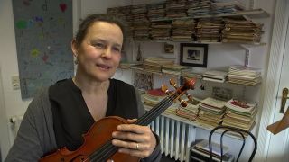 Geigenlehrerin Barbara Halfter