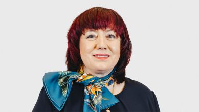 "Astrid-Sabine Busse (SPD), Senatorin für Bildung, Jugend und Familie des Landes Berlin"; © Lena Giovanazzi