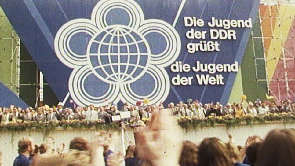 Archivaufnahmen der Weltfestspiele der Jugend 1973. Bild: rbb