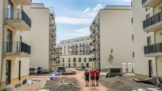 Baustelle in Berlin-Spandau. Bild: IMAGO/Schoening