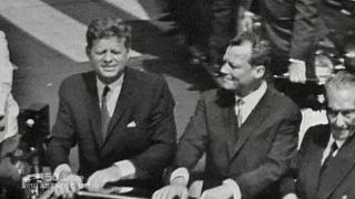 John F. Kennedy 1963 in Berlin, Quelle: rbb