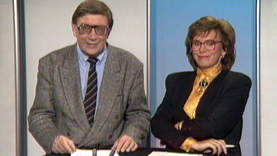 Hans Werner Kock und Jeanette Schiemann, 1989, Quelle: rbb
