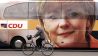 Werbebus der CDU mit Angela Merkel im Jahre 2005, Quelle: imago/Jens Koehler