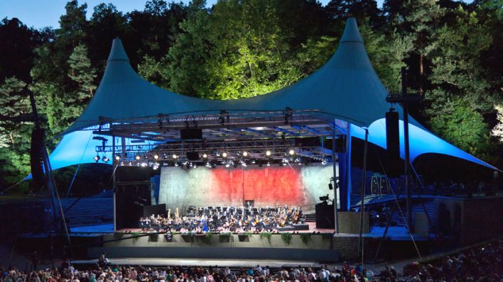 Die Berliner Philharmoniker in der Waldbühne, Quelle: rbb