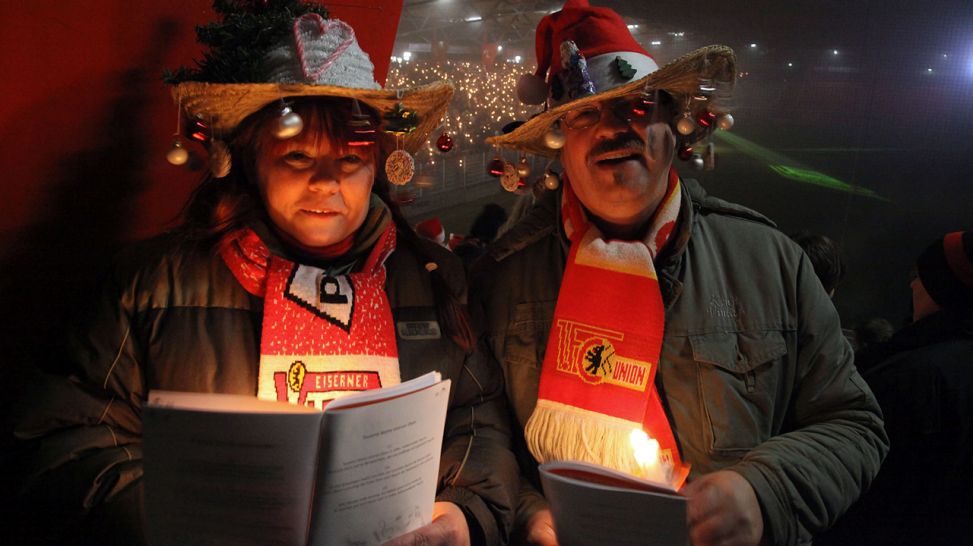 2009, 23.12.: Weihnachtssingen beim 1. FC Union in der Alten Försterei