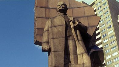 Lenin-Denkmal Ostberlin. Quelle: imago images