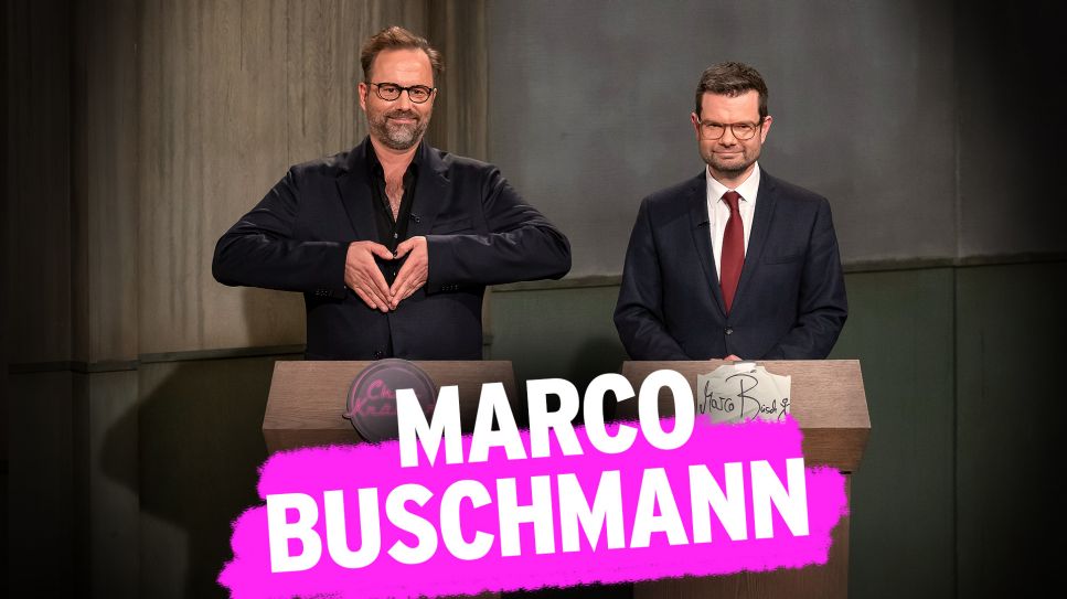 Marco Buschmann (r.) zu Gast bei Kurt Krömer (Quelle: rbb/Daniel Porsdorf)