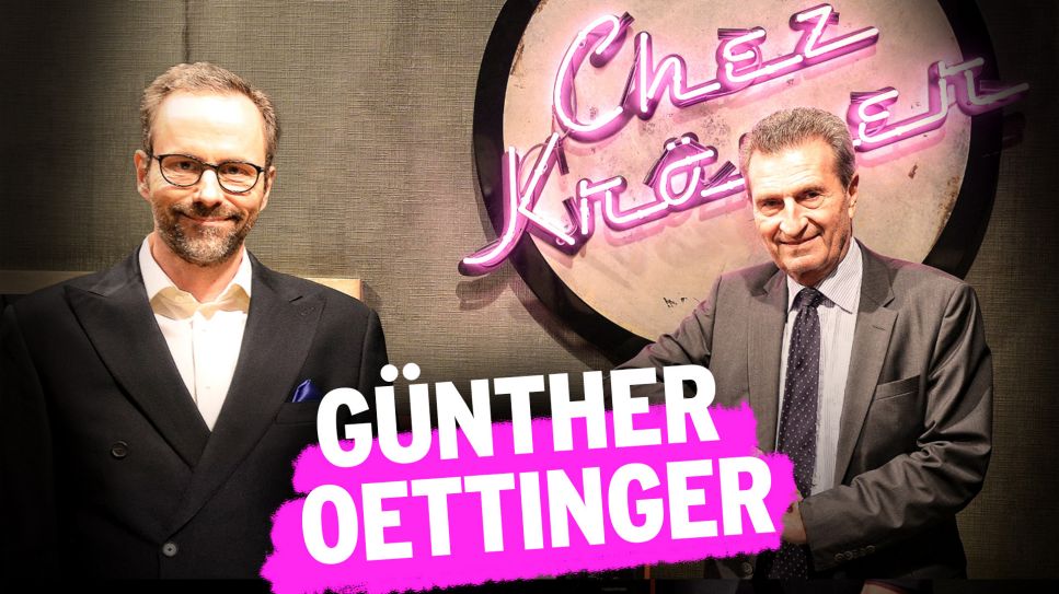 Kurt Krömer (l.) und Günther Oettinger (Quelle: rbb/Daniel Porsdorf)