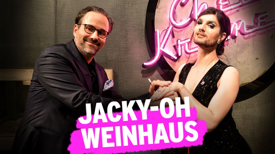 Kurt Krömer und Jacky-Oh Weinhaus (Quelle: rbb/Daniel Porsdorf)