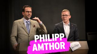 Kurt Krömer (l.) und Philipp Amthor (Quelle: rbb/Daniel Porsdorf)