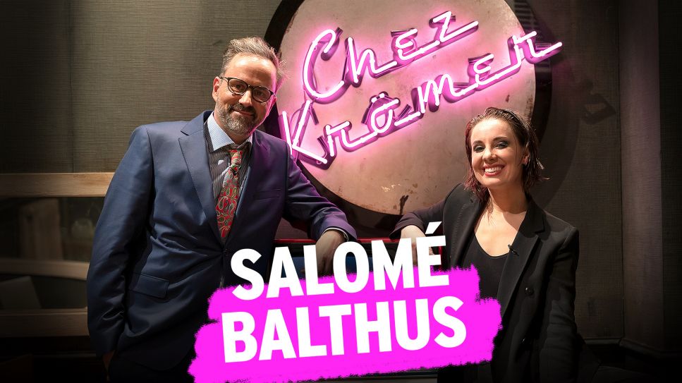 Salomé Balthus zu Gast bei Kurt Krömer (Quelle: rbb/Carolin Ubl)