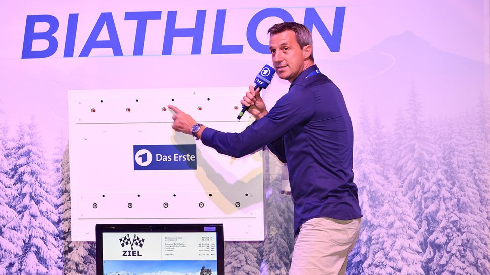 Biathlon-Moderator Christian Dexner (Quelle: rbb/Matthias Nareyek))