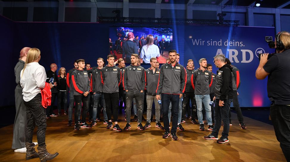Die Mannschaft von Union Berlin auf der ARD IFA 2019 (Quelle: rbb/Claudius Pflug)