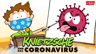 Knitzsche und das Coronavirus (Quelle: rbb/VisionX)