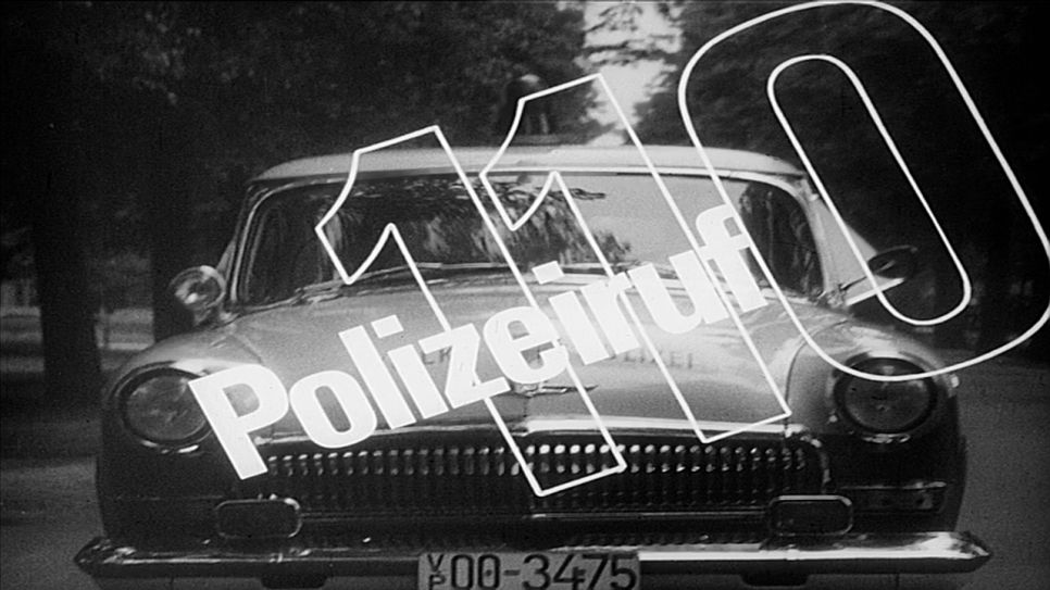 Start des "Polizeiruf 110" im Fernsehen der DDR © rbb