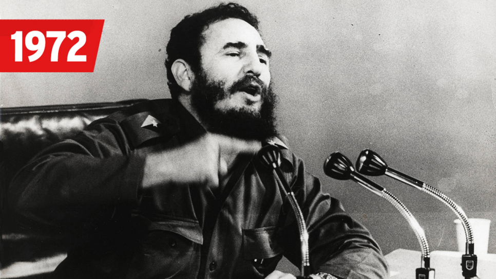Fidel Castro, 1972, Bild: imago/ZUMA/Keystone