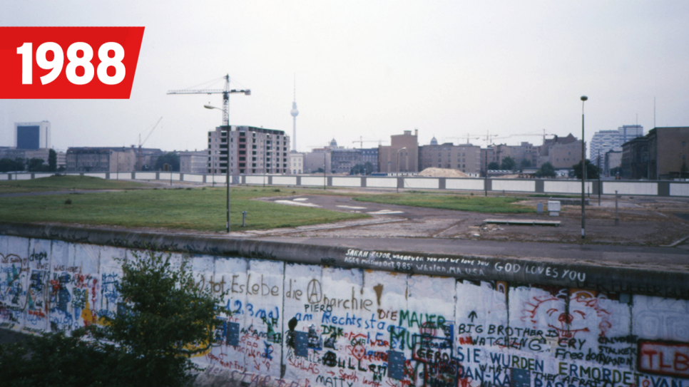 Berlin,ca. 1988, Potsdamer Platz, Bild: imago images