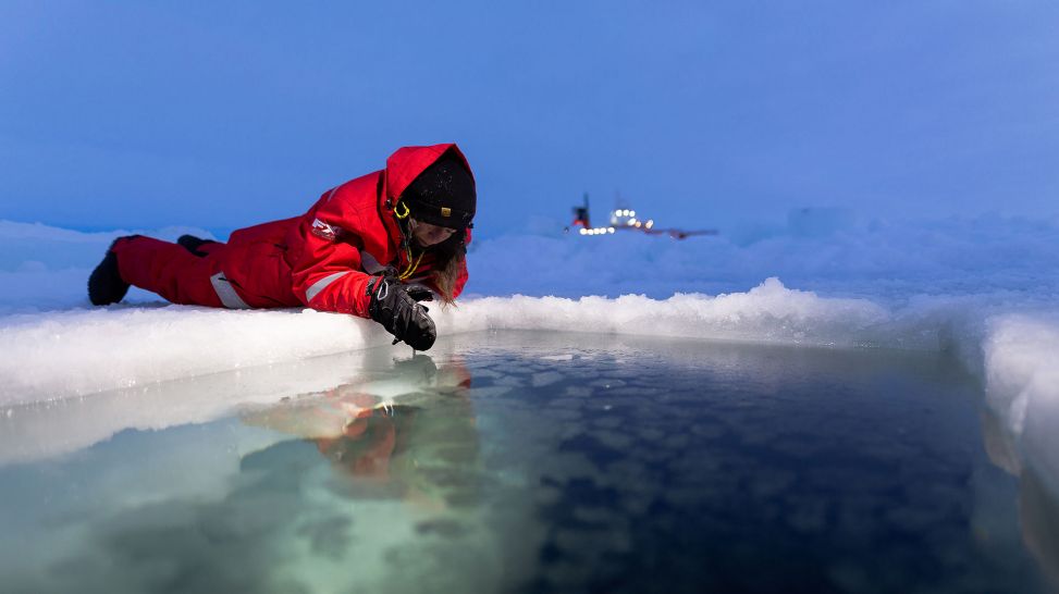 Expedition Arktis - Eisloch (Quelle: ARD/rbb )