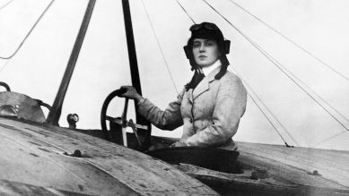 Melli Beese, die erste deutsche Pilotin (Bild: rbb/Aris Fioretos)