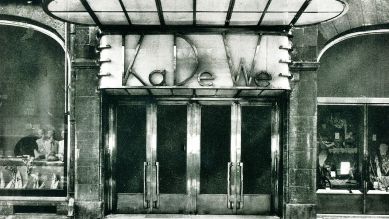 Das Portal mit Vodach aus den 50er Jahren. © rbb/KaDeWe
