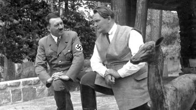 Adolf Hitler und Hermann Göring in Carinhall. © rbb/Library of Congress