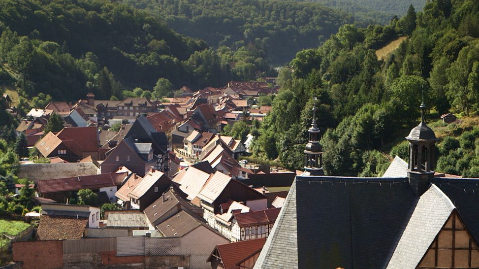 Die Stadt Stolberg im Harz. Quelle: rbb