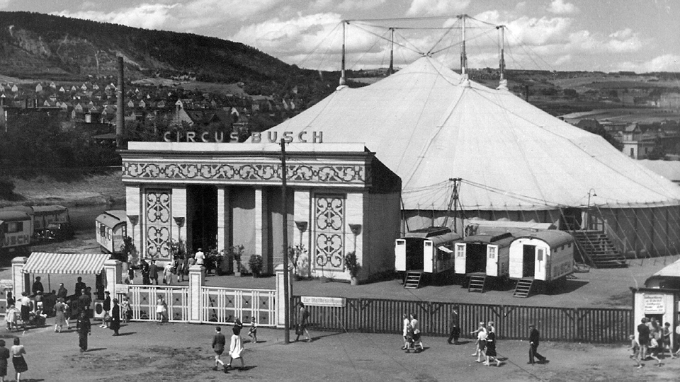 Zirkus Busch (Ende 40er Jahre); Quelle: rbb/Privatarchiv Banda Vidane