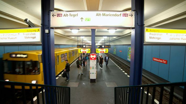 Berlin, U-Bahnhof Hallesches Tor, Quelle: rbb