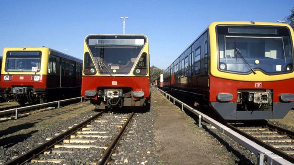 S-Bahnen im Depot, Quelle: rbb