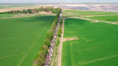 Demonstration gegen Braunkohletagebau in NRW (Quelle: rbb)