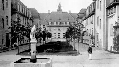 Krankenhausanlage Berlin Buch, Anfang des 20. Jahrhunderts. © rbb/Wolfgang Schäche