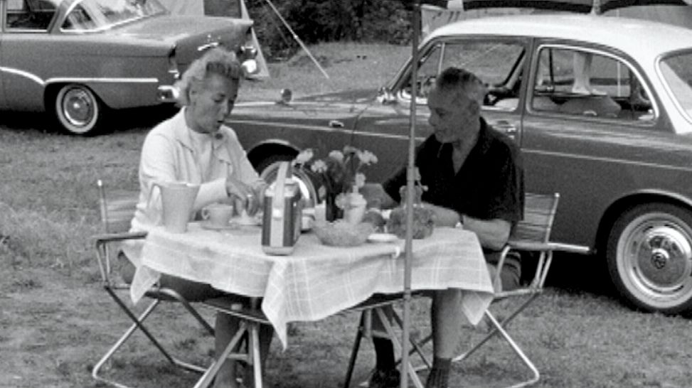 Camping an der Mauer 1963 (Bild: rbb/DRA)