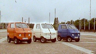 Elektroautos 1975; Quelle: rbb/DRA