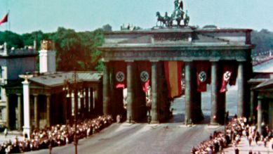 Brandenburger Tor, Siegesparade der Legion Condor, 6. Juni 1936 (Bild: MDR)