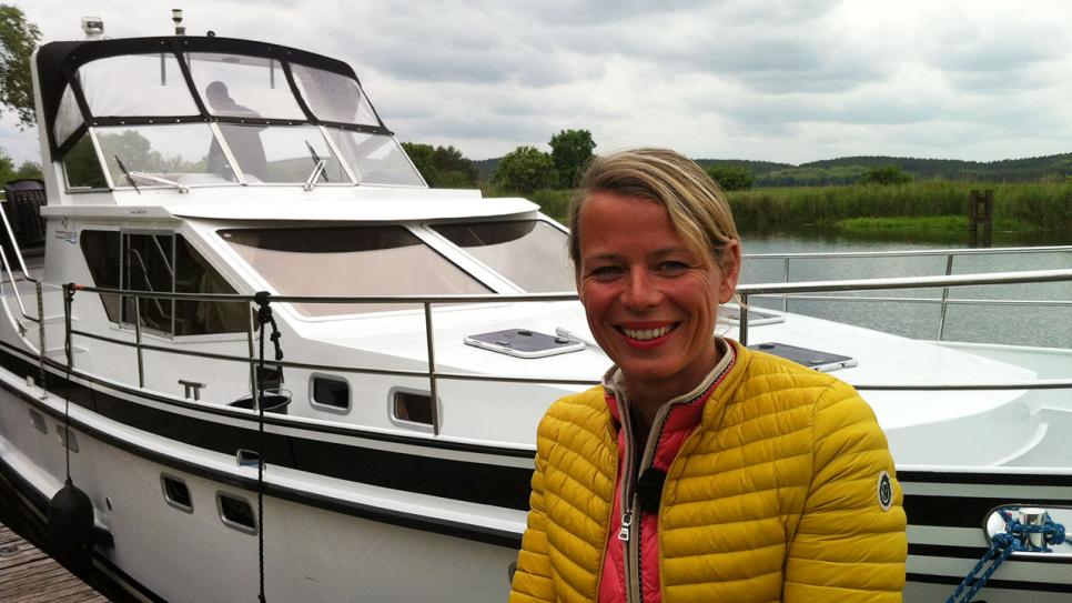 Mit dem Boot zur Buga - Ulrike Finck, Quelle: Veith Jänchen