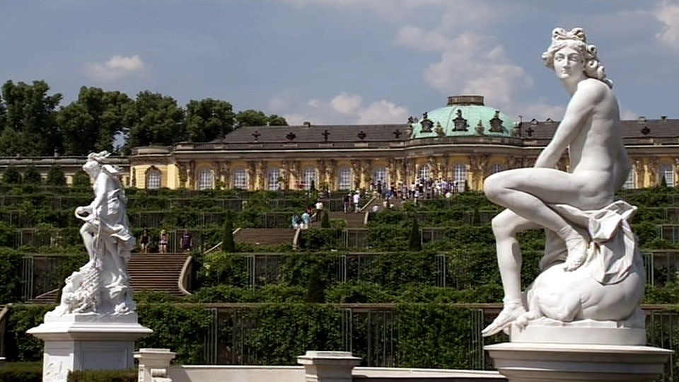 Schloss Sanssouci Statuen Park (Quelle: rbb/Andreas Christoph Schmidt)