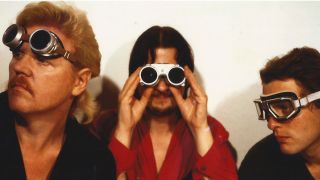 Edgar Froese, Christoph Franke, Johannes Schmoelling 1980 (Bild: rbb).