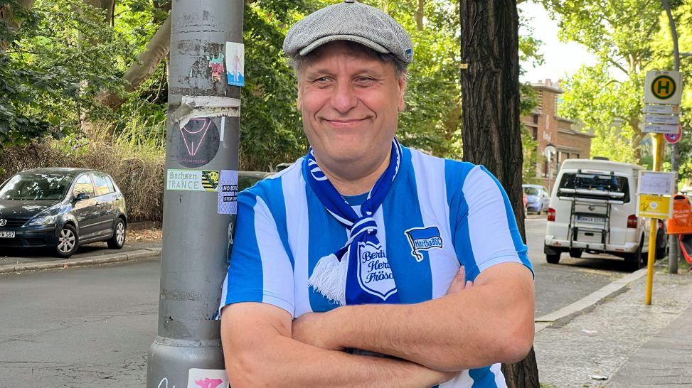 Knut Beyer, Hertha-Fan seit 1970 (Bild: rbb/ Peter Scholl)