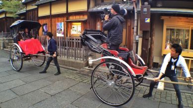 Rikschafahrer in Kyoto; Quelle: Ingo Aurich