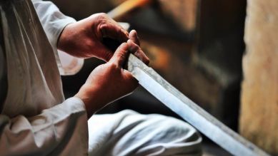 Kostbares Schwert aus der Samuraischwert-Schmiede in Seki; Quelle: Ingo Aurich
