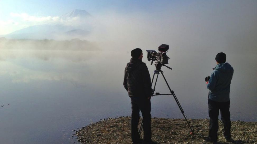 13.04.2013 - Nebelwand am Fuji - Ein magischer Moment!; Quelle: Ingo Aurich
