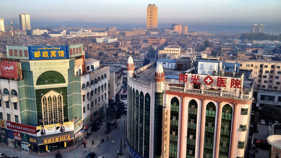 24.10.2012 - Kashgar am Morgen; Quelle: Ingo Aurich