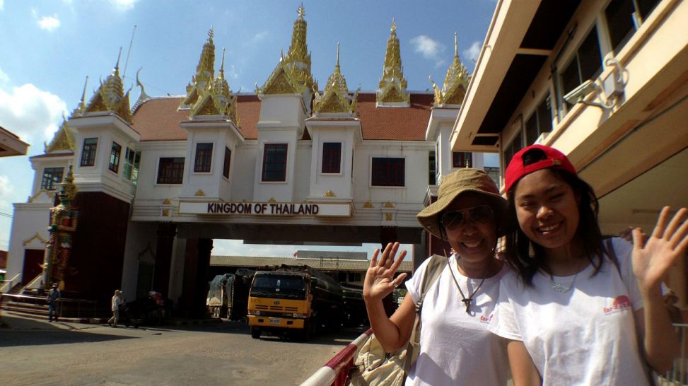 11.01.2013 - Aufwiedersehen Thailand! Vor allem mit Pattama, Meen und Jeap, die uns uns fehlen werden; Quelle: Ingo Aurich