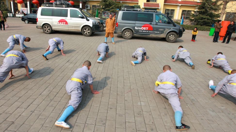 22.02.2013 - Shaolin-Schüler in Dengfeng; Quelle: Ingo Aurich