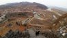 05.03.2013 - Die weisse Linie auf der rechten Flussseite stellt die Grenze zwischen Nord- und Südkorea dar; Quelle: Ingo Aurich