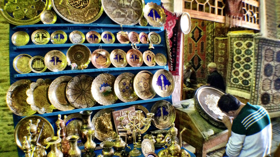 Bazar in Buchara; Quelle: Ingo Aurich
