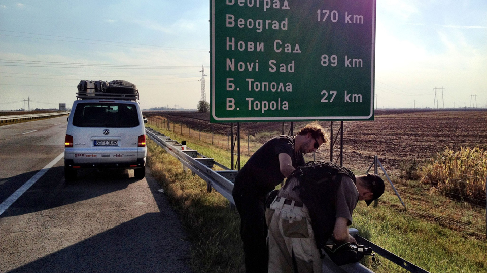Auf dem Weg nach Belgrad 3.9.2012 (Quelle: rbb)