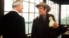 Der alternde Revolverheld Jack Beauregard (Henry Fonda, rechts) hat sich im Wilden Westen viele Feinde gemacht. Bild zum Film: Mein Name ist Nobody, Quelle: rbb/BR/Tobis/Armando Nannuzzi