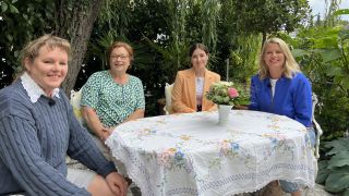 Ulrike Finck ist zu Gast im einzigartigen Schmargendorfer Hofgarten